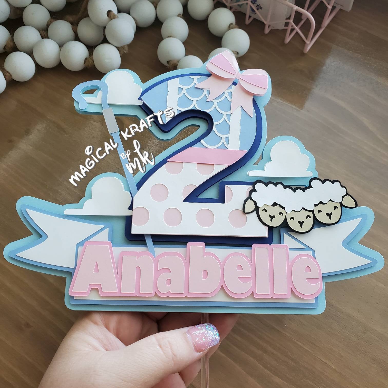 Bo Peep Cake Topper