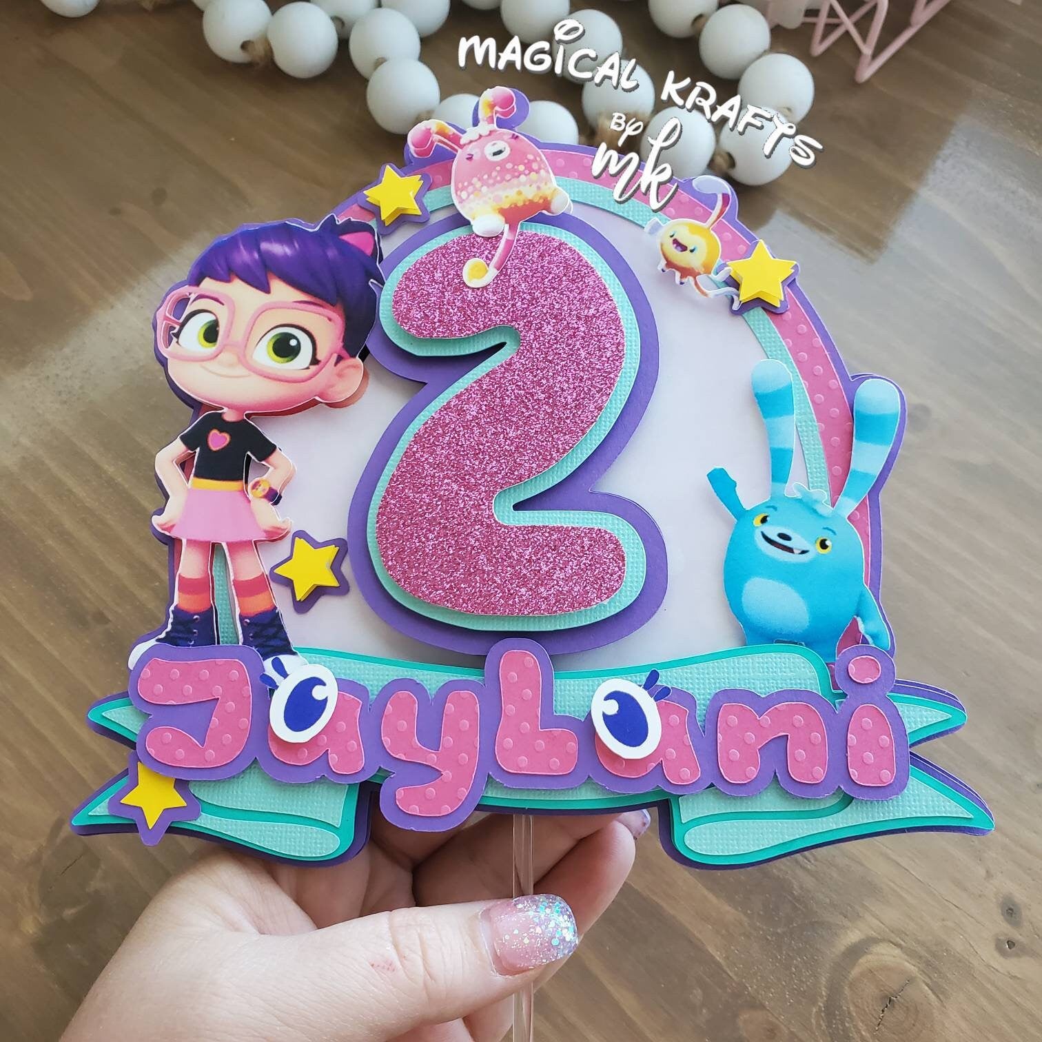 Abby Hatcher Cake Topper