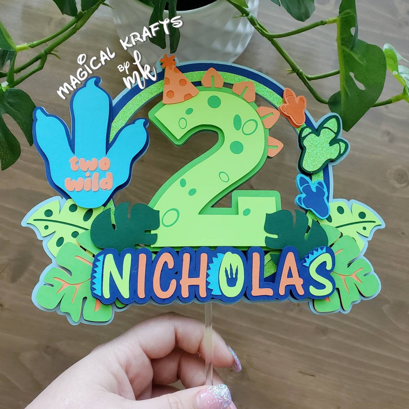 Dinosaur Wild Cake Topper