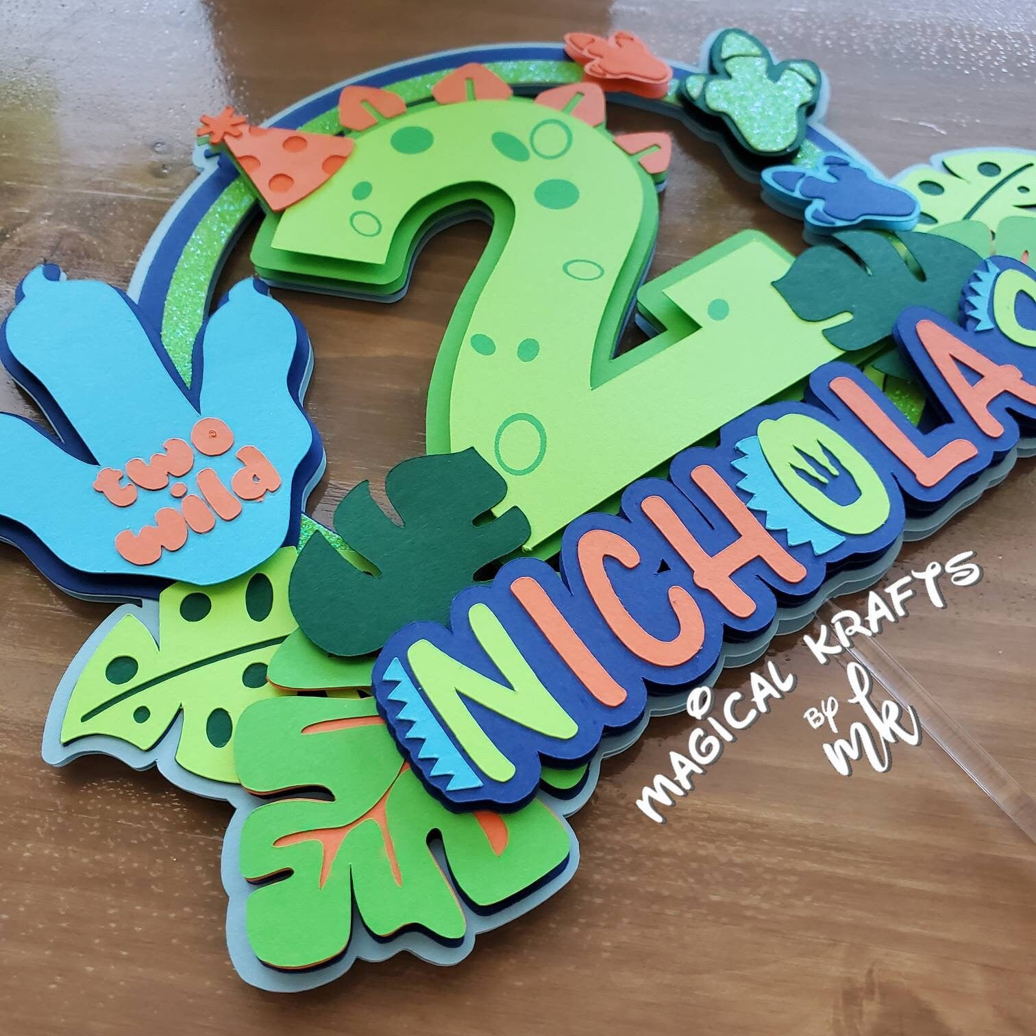 Dinosaur Wild Cake Topper