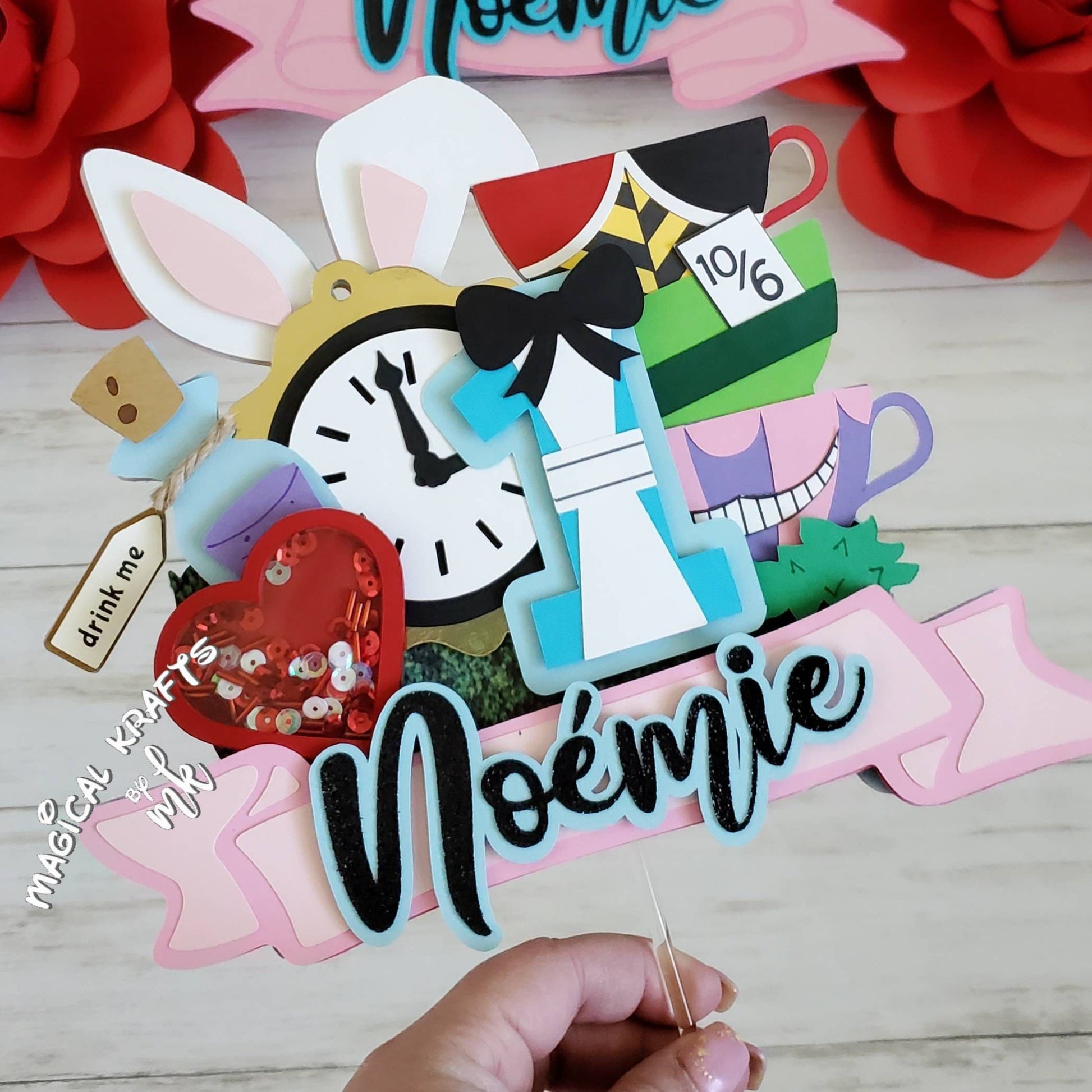 Alice Cake Topper