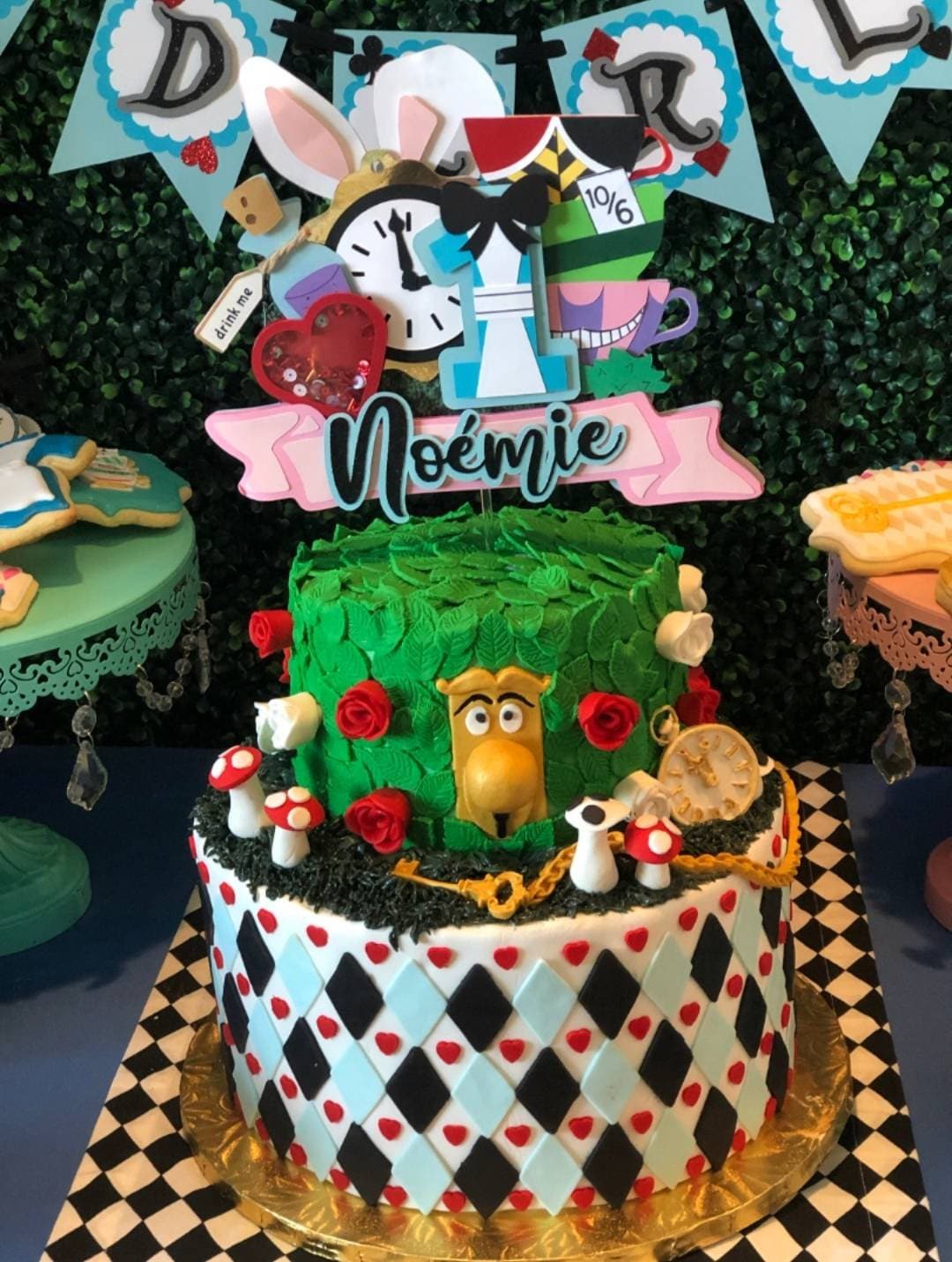 Alice Cake Topper