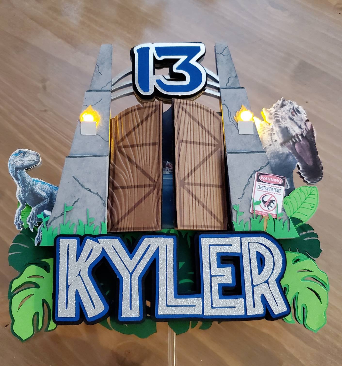 Jurassic World Cake Topper
