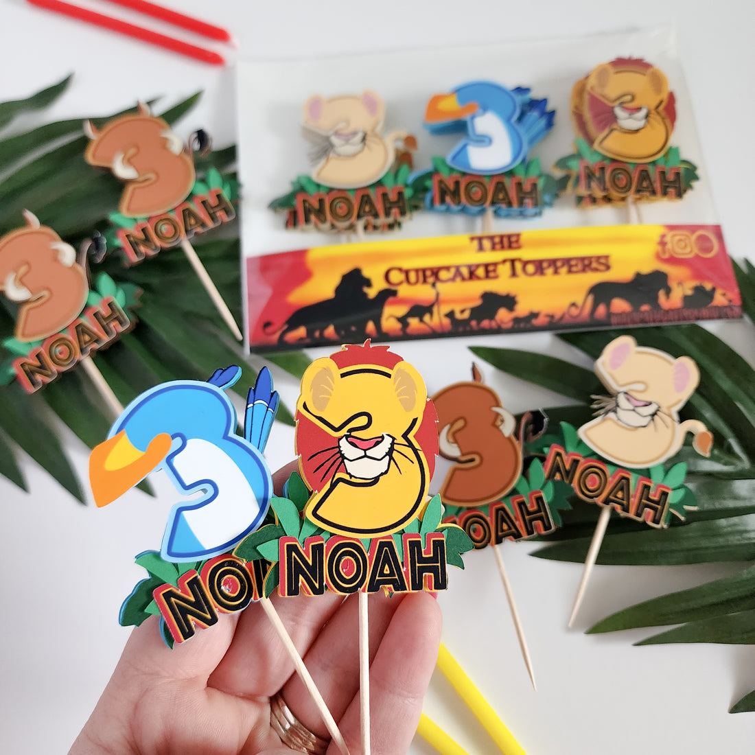 Pride Land Cupcake Toppers