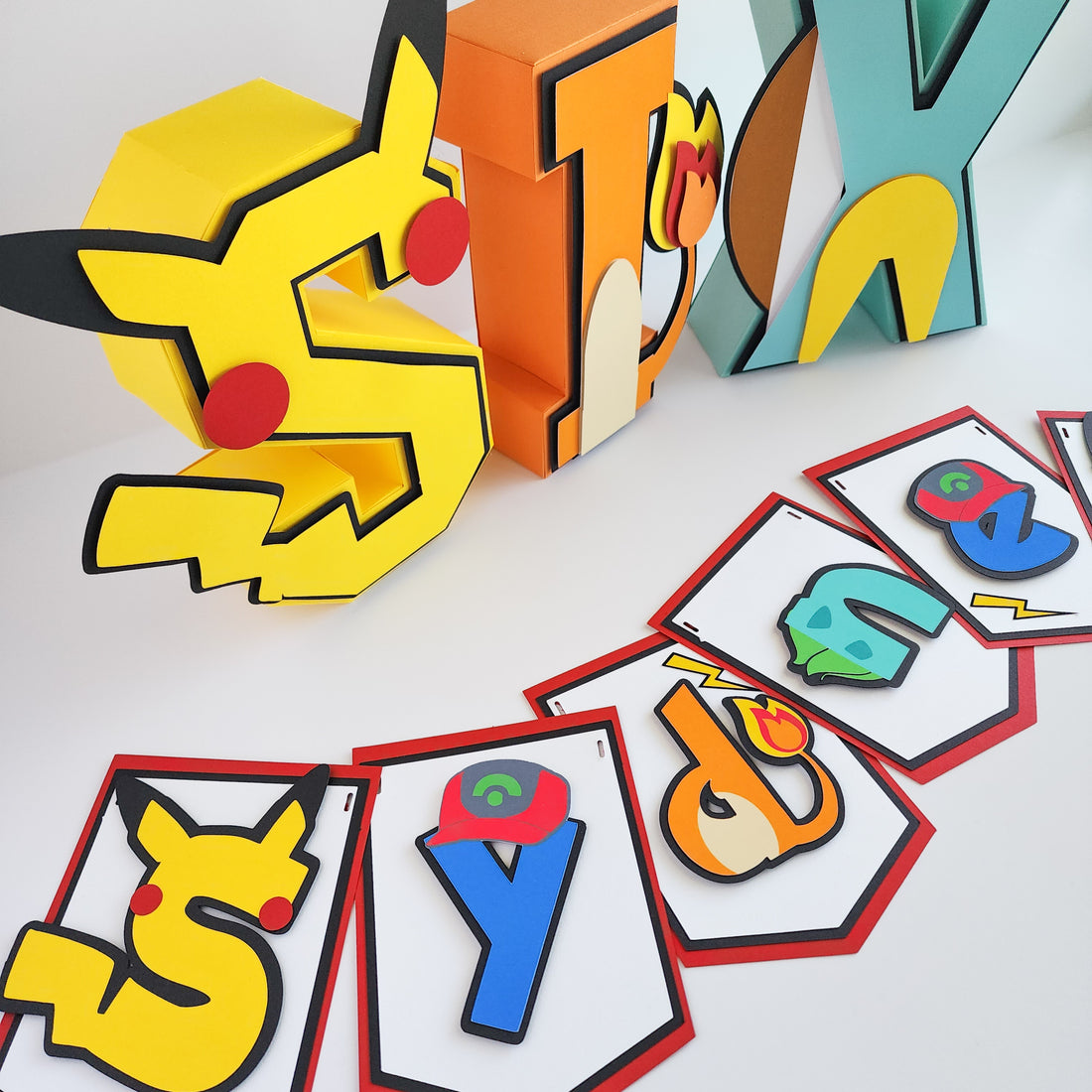 Poke 3D Letters/Numbers
