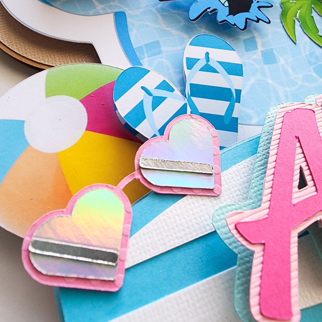 Mouse Pool Party Cake Topper