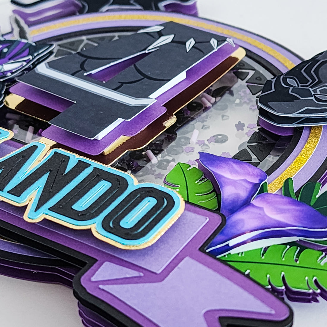 Wakanda Cake Topper