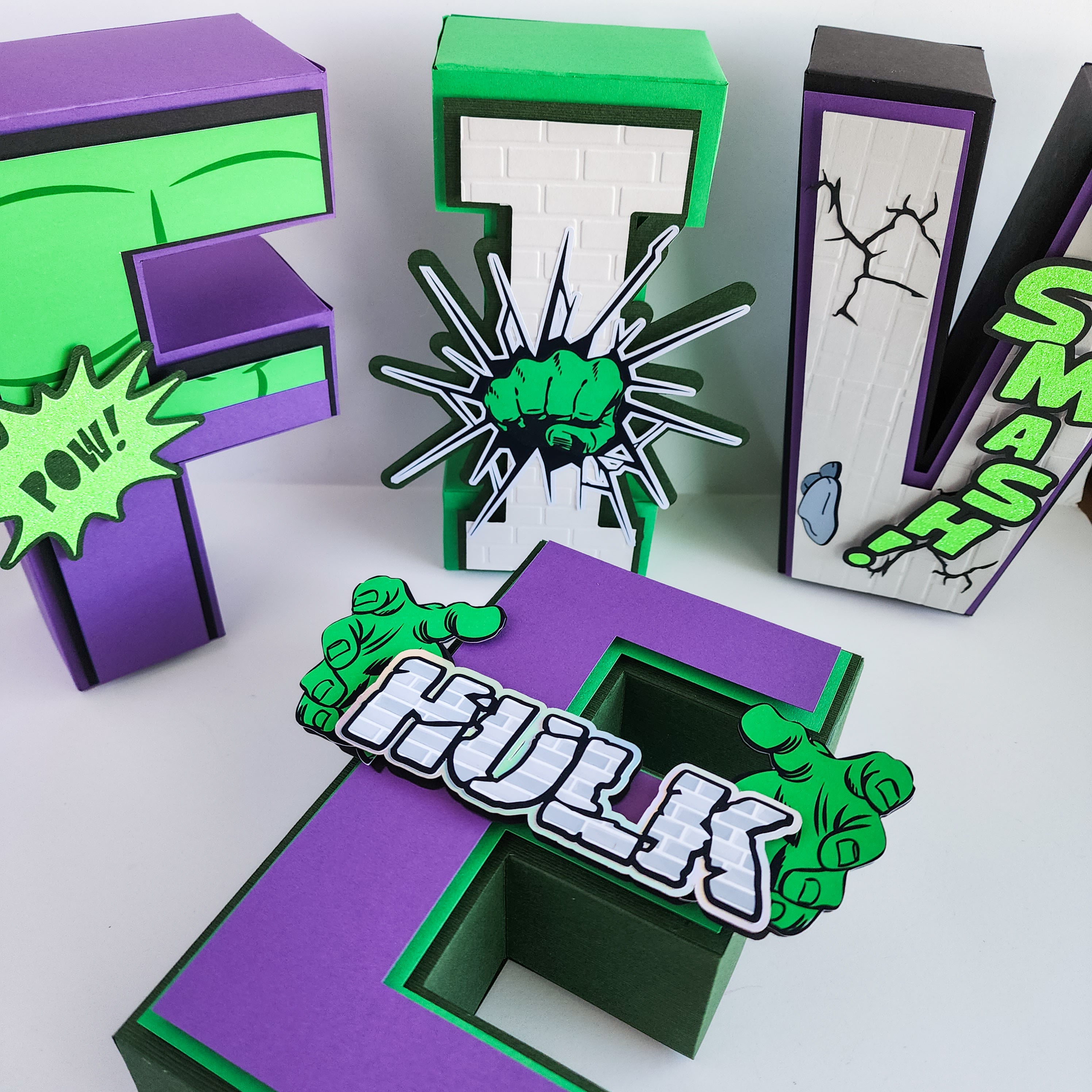 Smash 3D Letters/Numbers – Magicalkraftsbymk