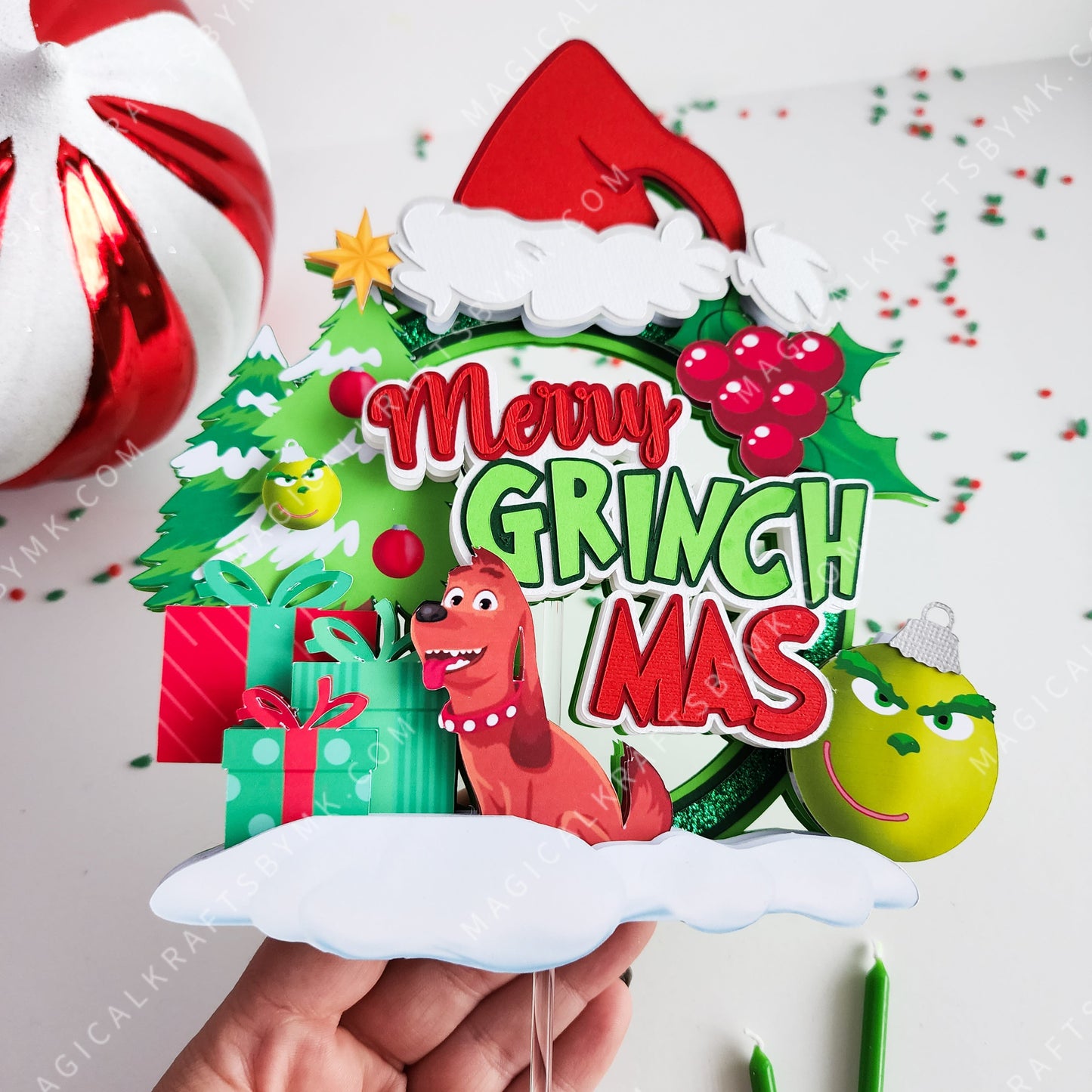 Grinchmas Cake Topper