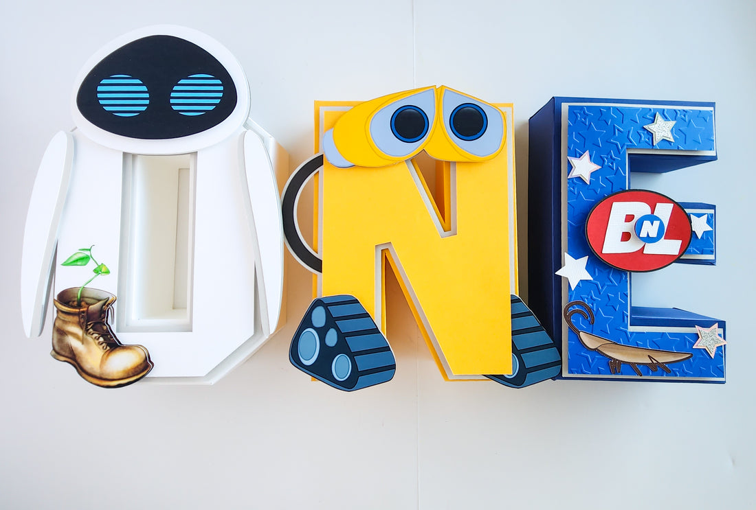 Space Bot 3D Letters/Numbers