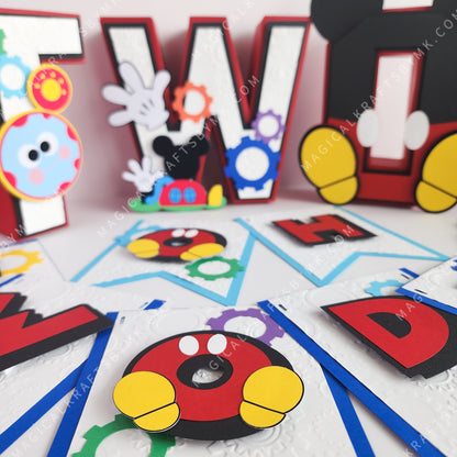 Oh Toodles 3D Letters/Numbers