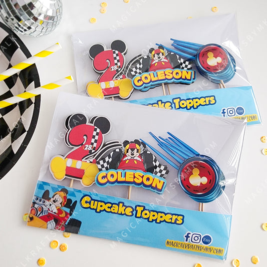 Roadster Racers Cupcake Toppers