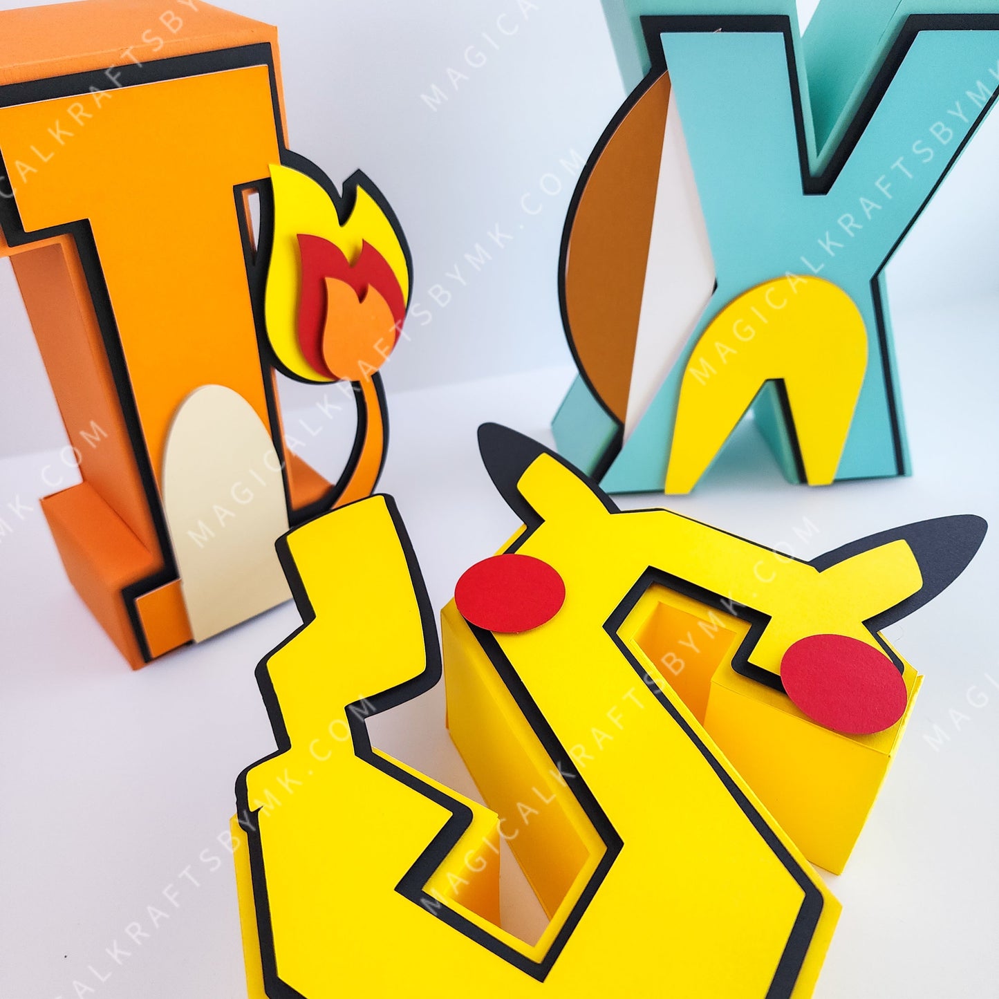 Poke 3D Letters/Numbers