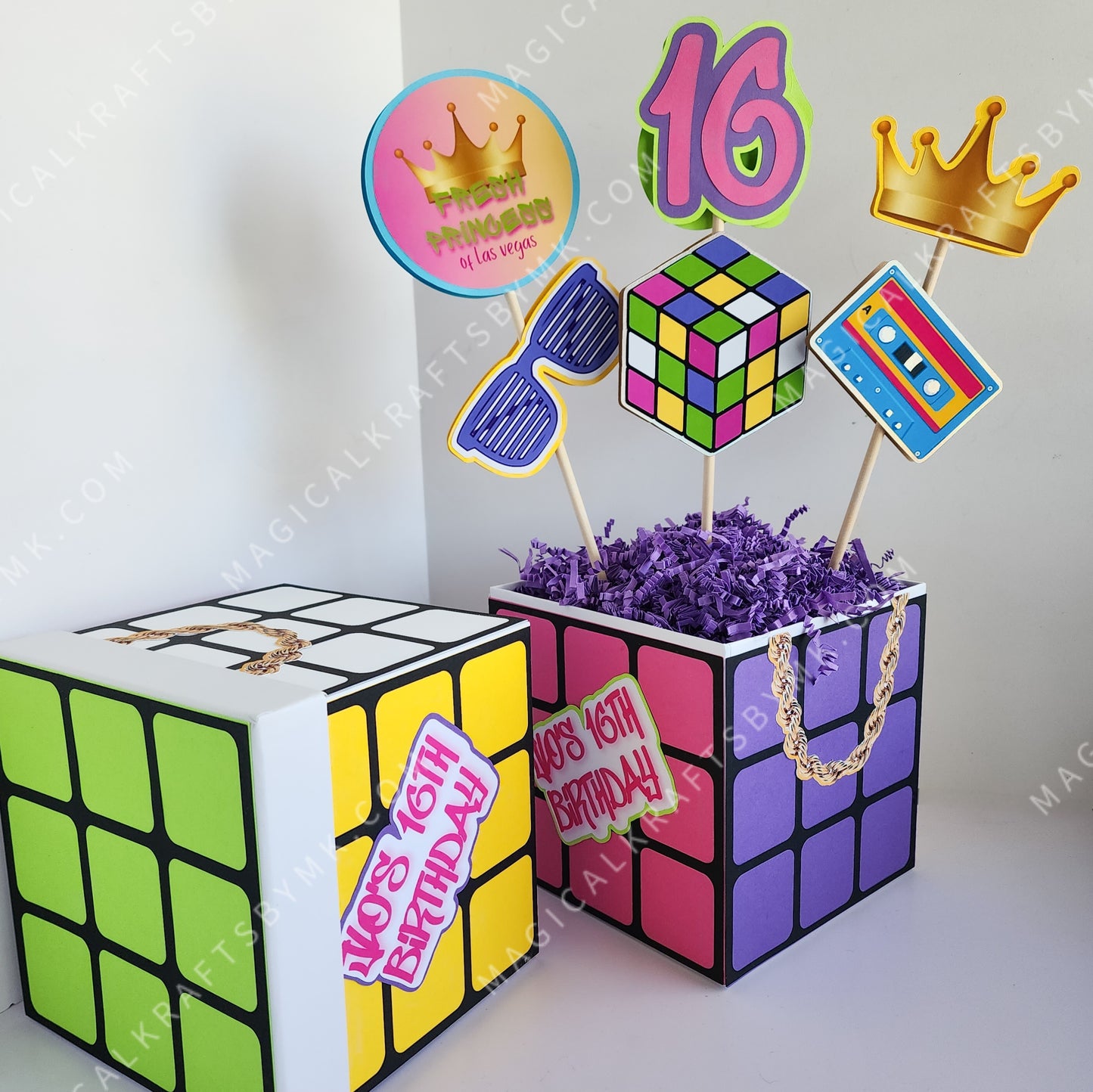 Set of 2: Bel Air Princess Centerpieces (Customize)