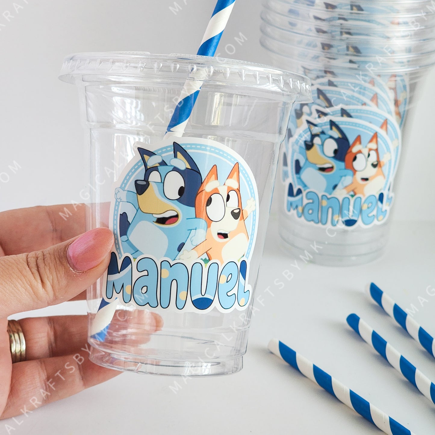 Blue Heeler Party Cups