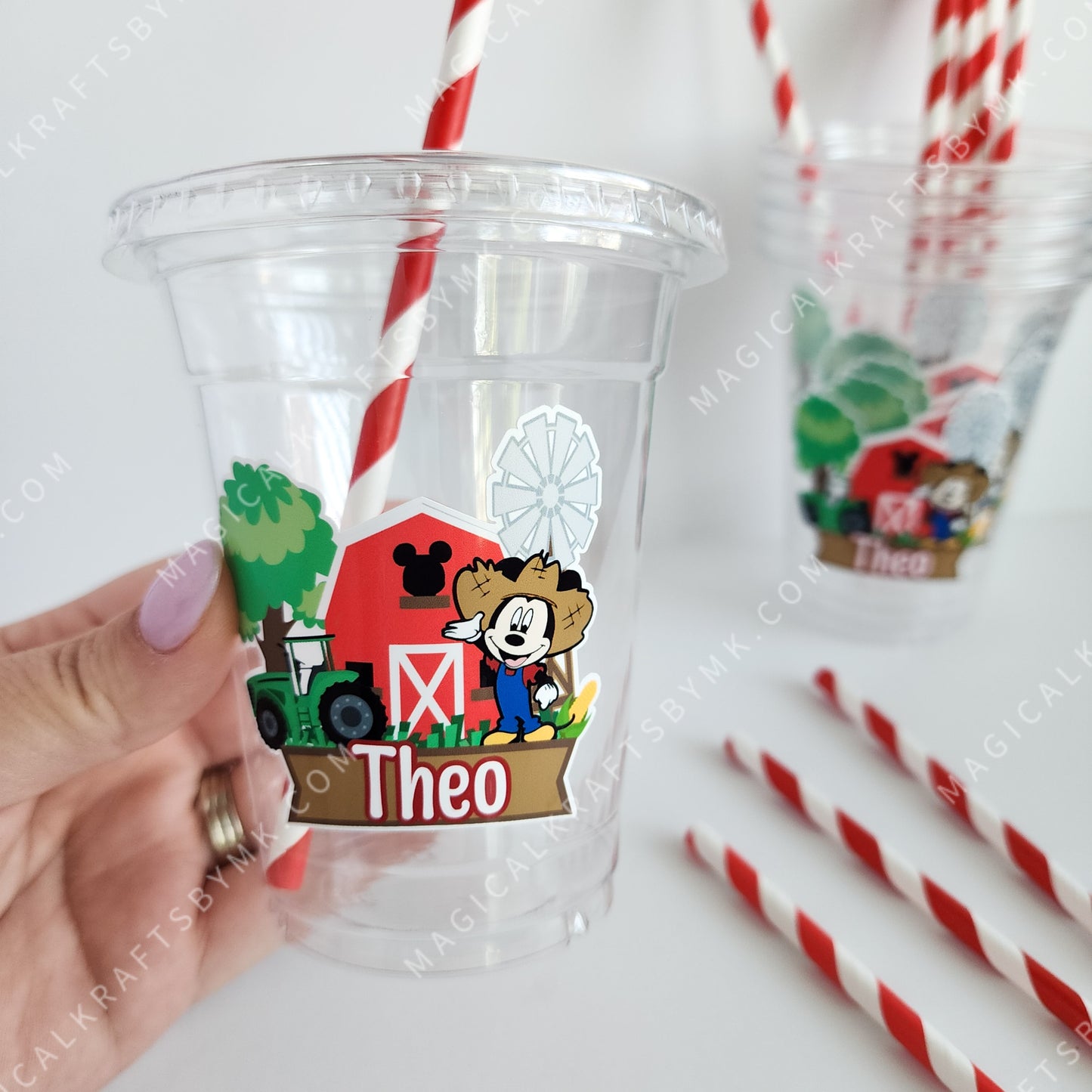 Farmer Mickey Party Cups