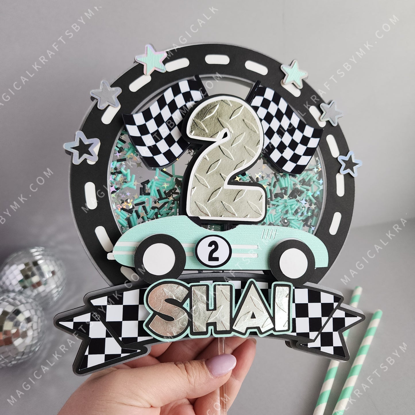 Race Car Cake Topper