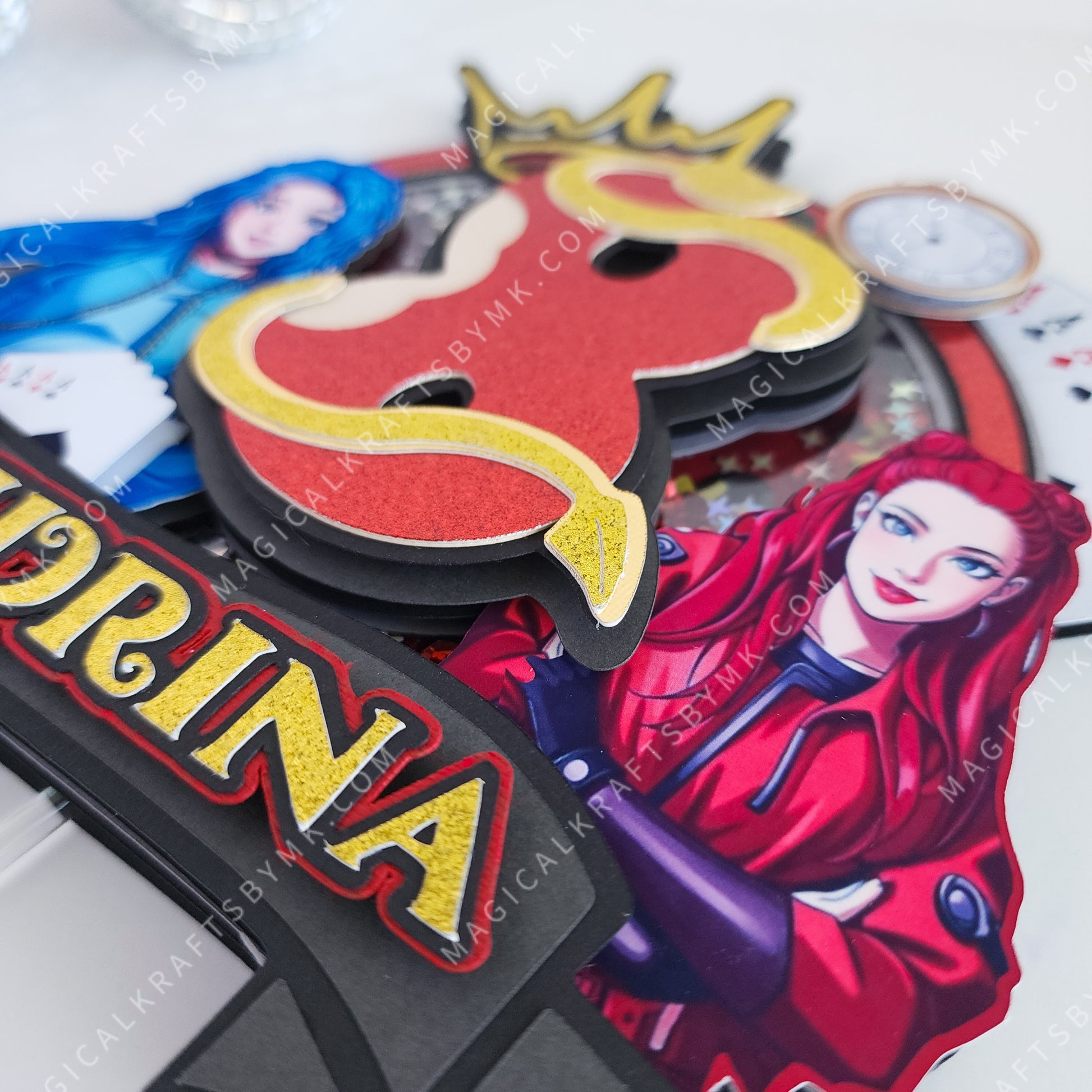 Rise of Red Cake Topper – Magicalkraftsbymk