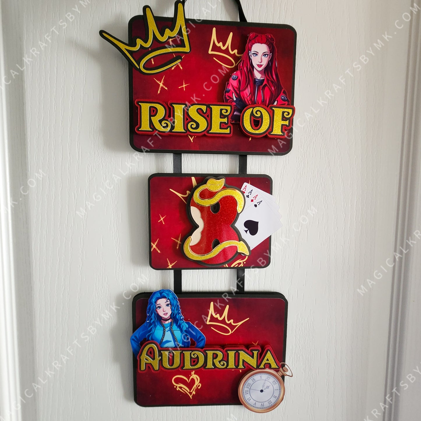 Rise of Red Door Hanger Sign