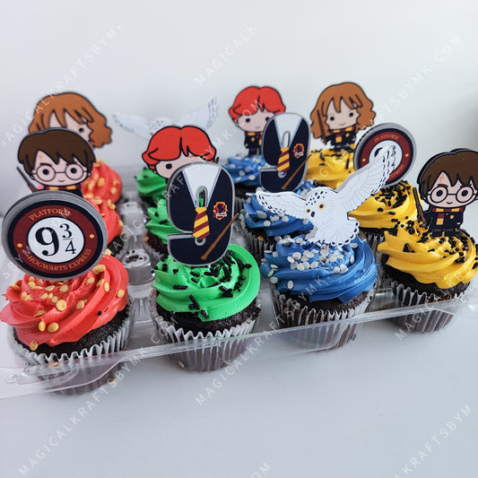 Wizarding World Cupcake Toppers