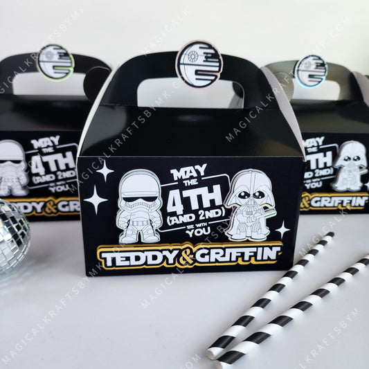 Modern Jedi Favor Boxes