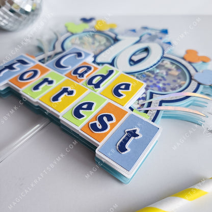 Retro Kingdom Cake Topper
