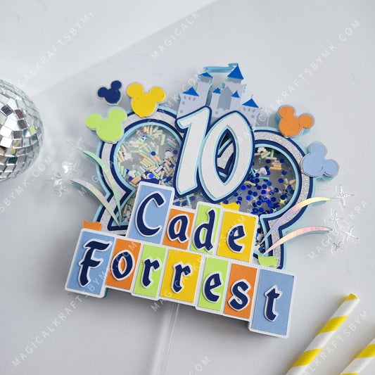 Retro Kingdom Cake Topper