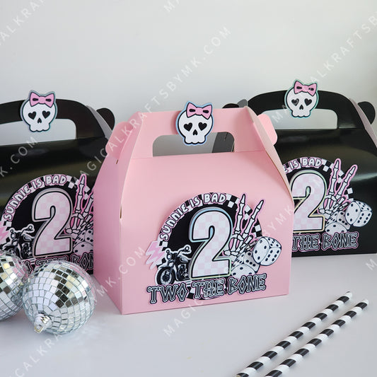 Bad Two the Bone Favor Boxes