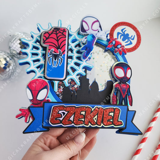 Spidey and Friends Cake Topper