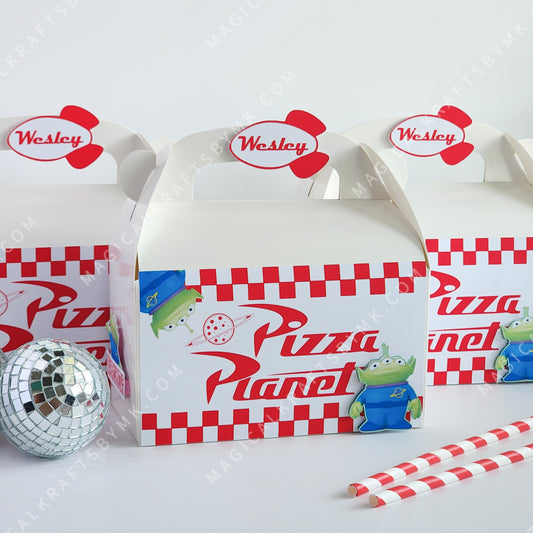 Pizza Planet Favor Boxes
