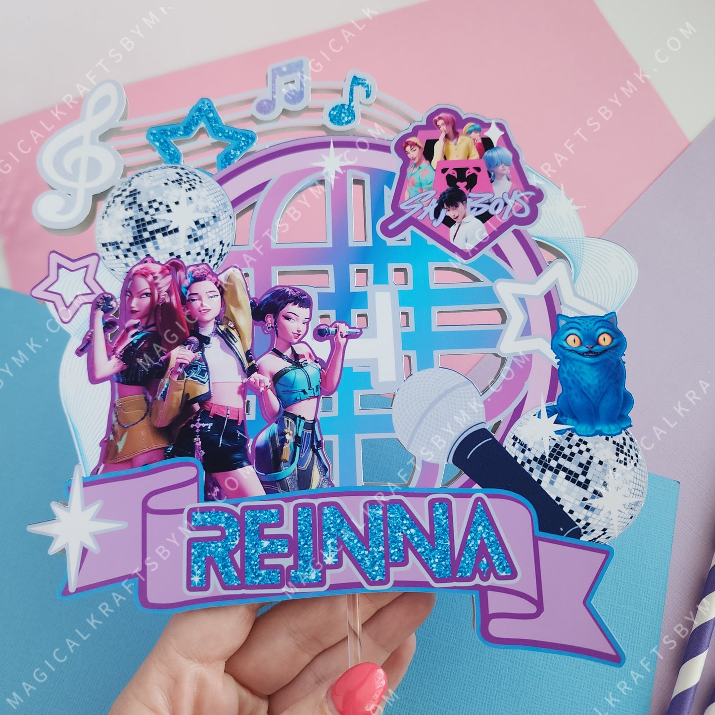 Kpop Cake Topper: Printed Version