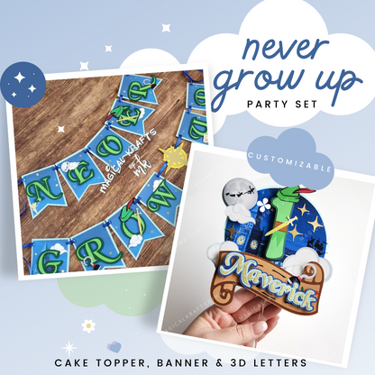 Never Grow Up Complete Party Set