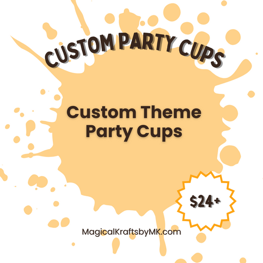 Custom Theme Party Cups