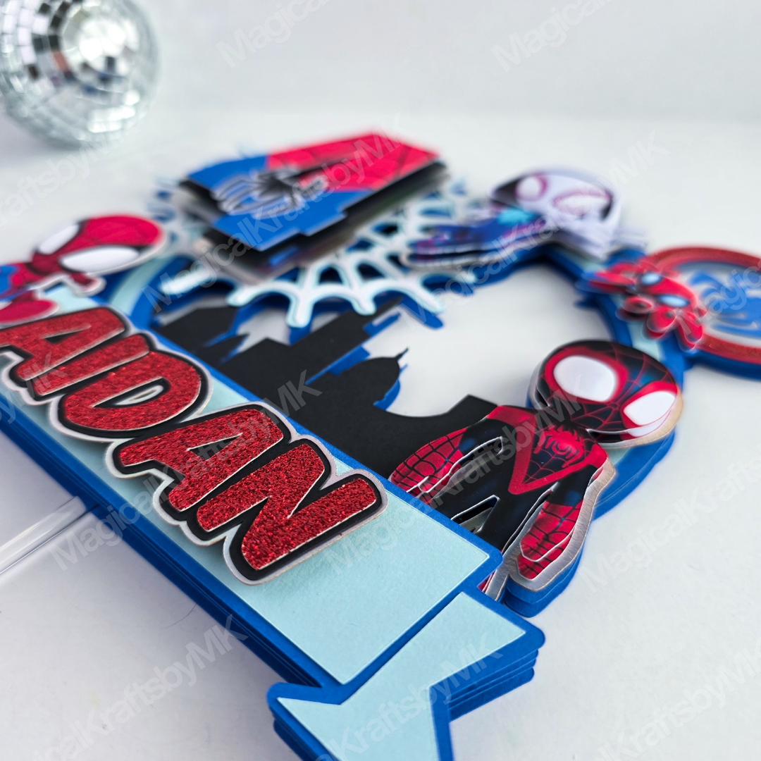 Spidey and Friends Cake Topper