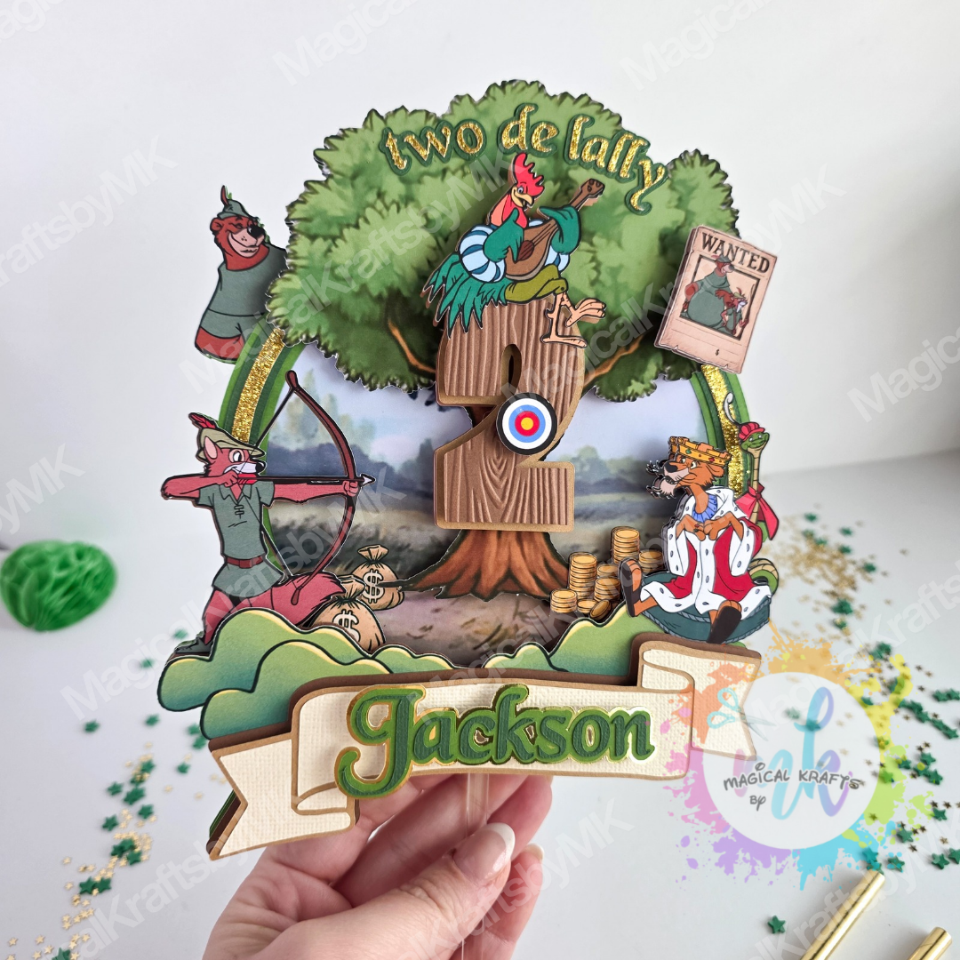 Sherwood Forest Cake Topper