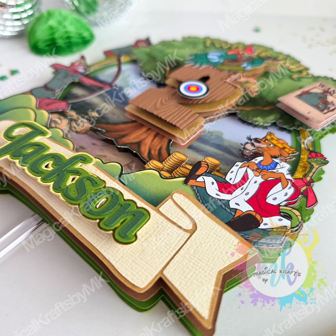 Sherwood Forest Cake Topper