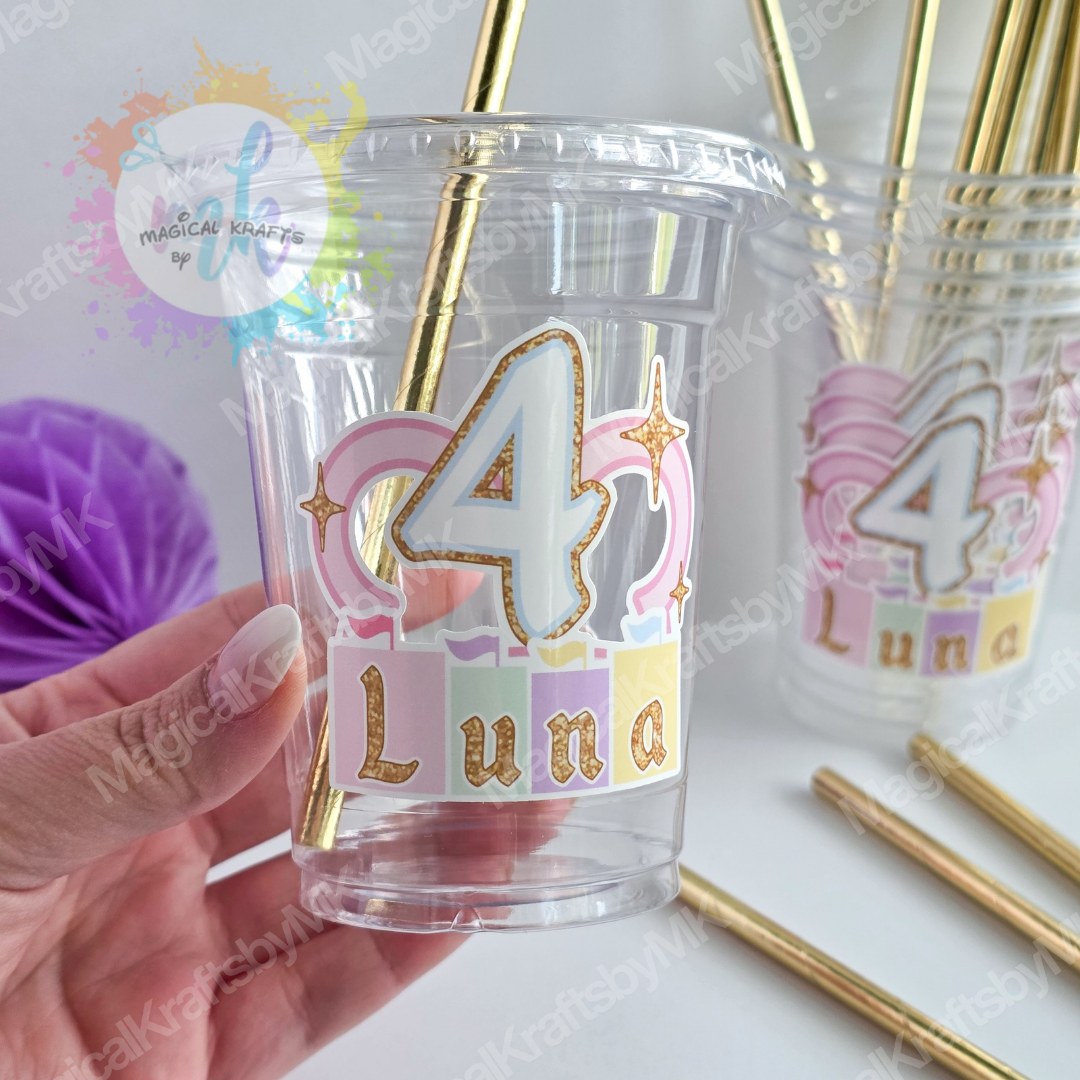 Pink Pastel Park Party Cups