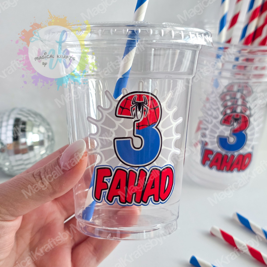 Spiderman Party Cups