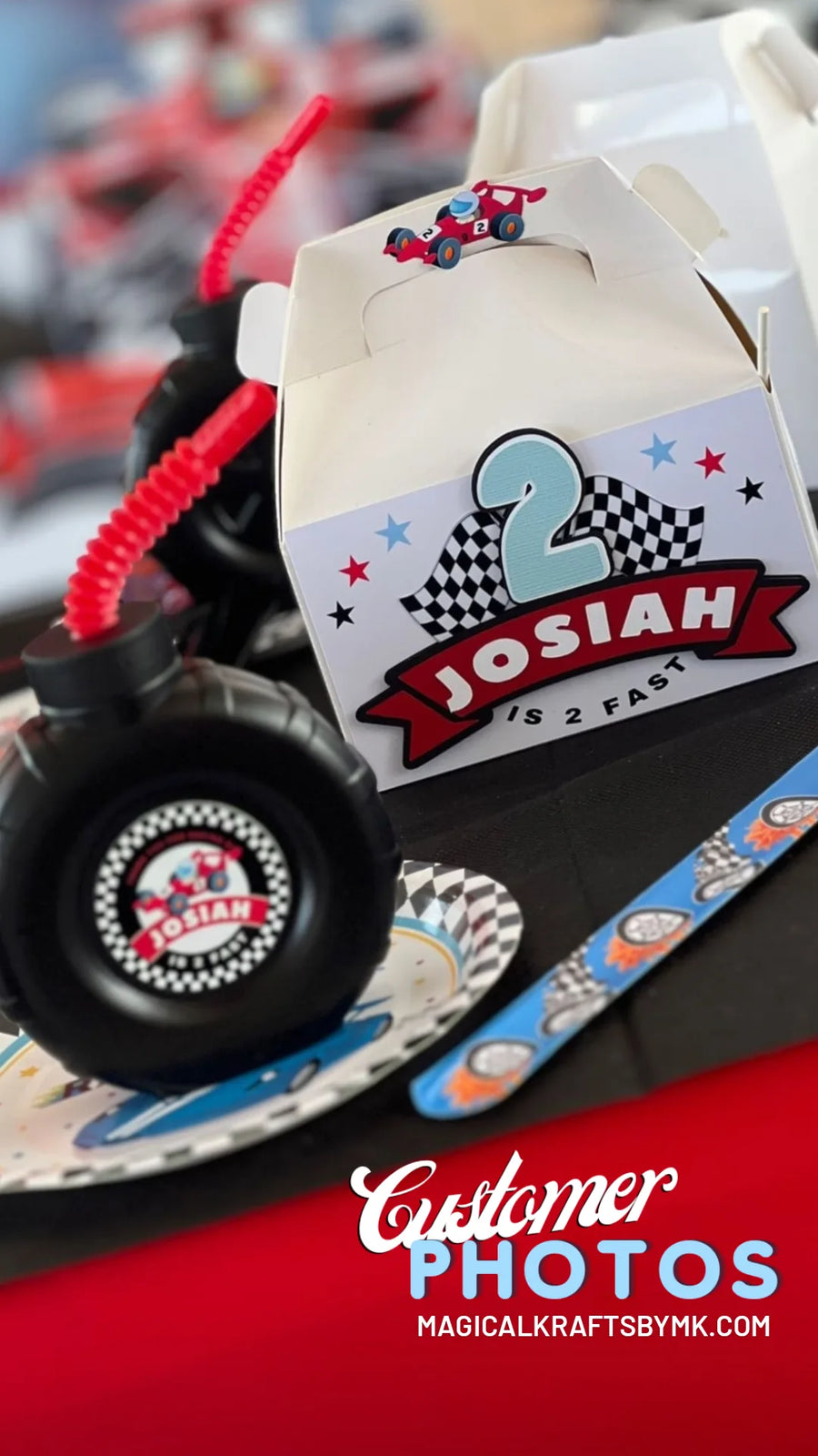 Race Car Sticker Sheets (Physical)