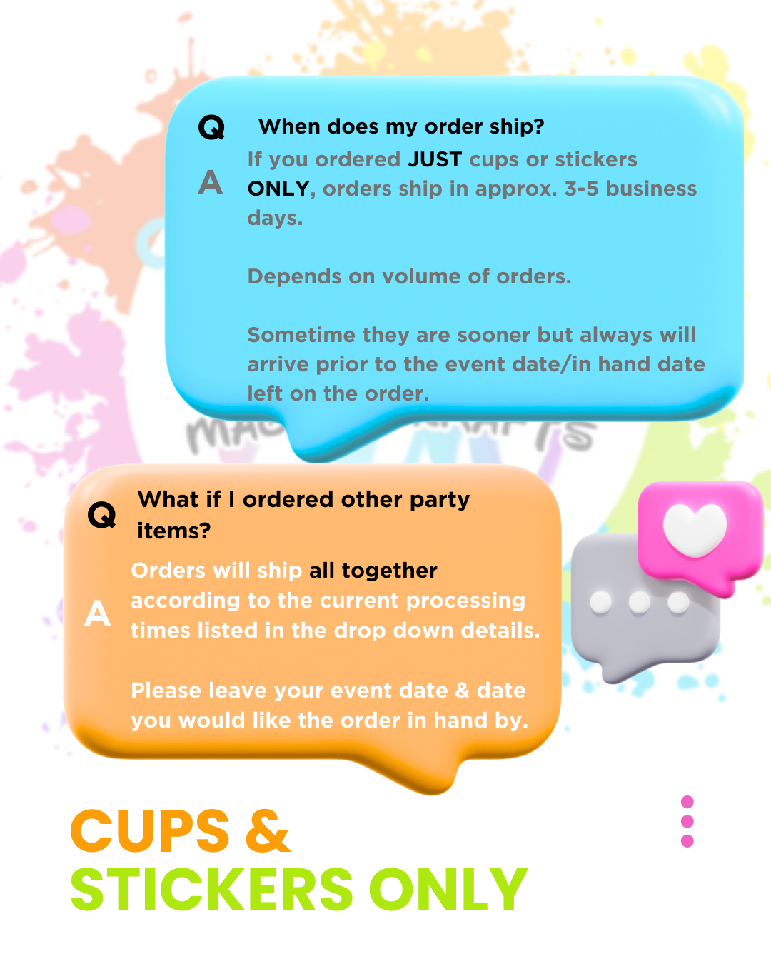 Kitty Heroes Party Cups
