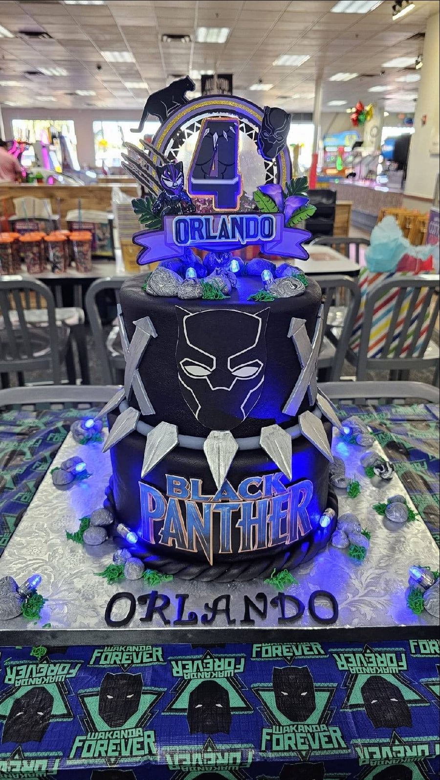 Wakanda Cake Topper