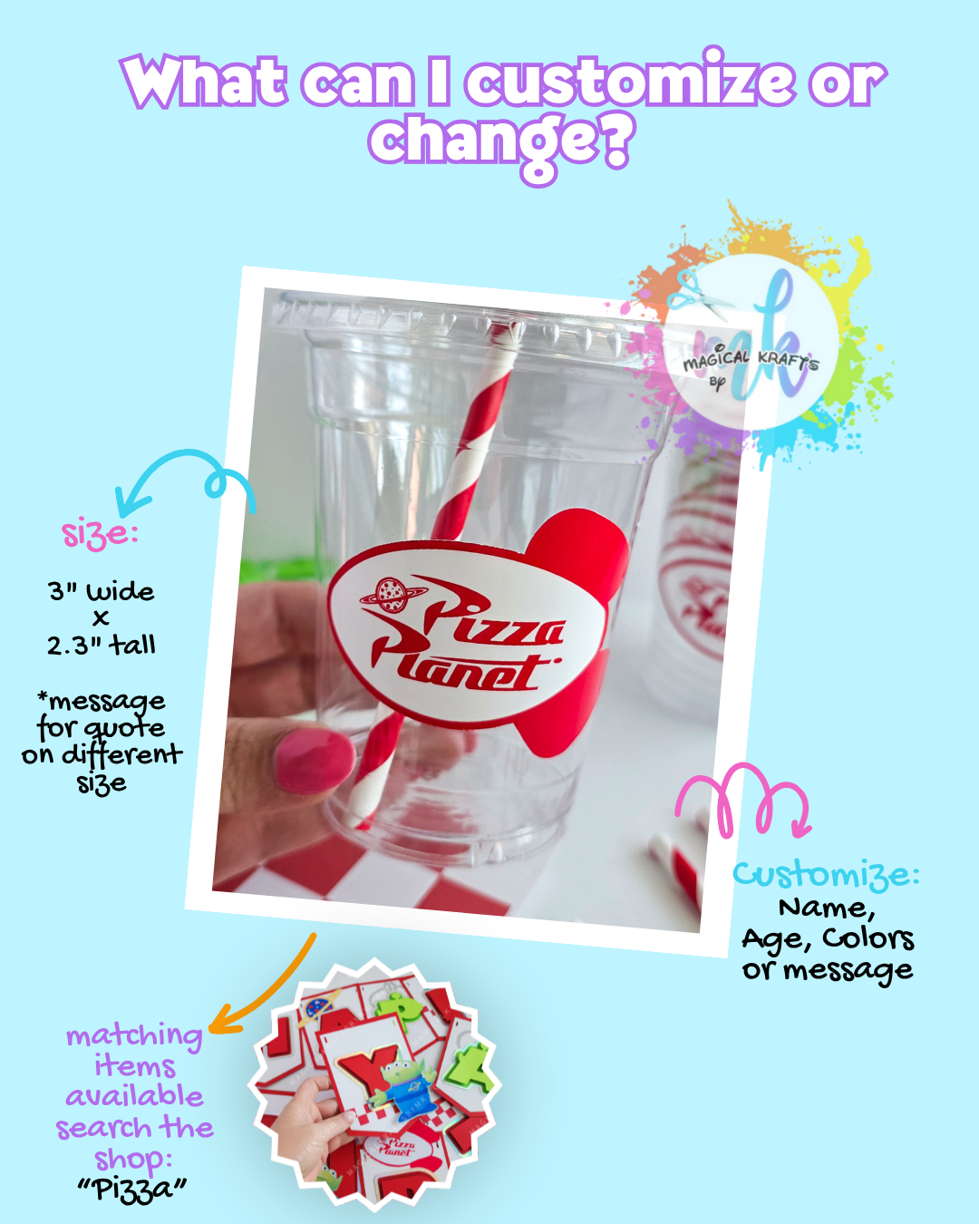 Stickers Only: Pizza Planet Sticker Sheets