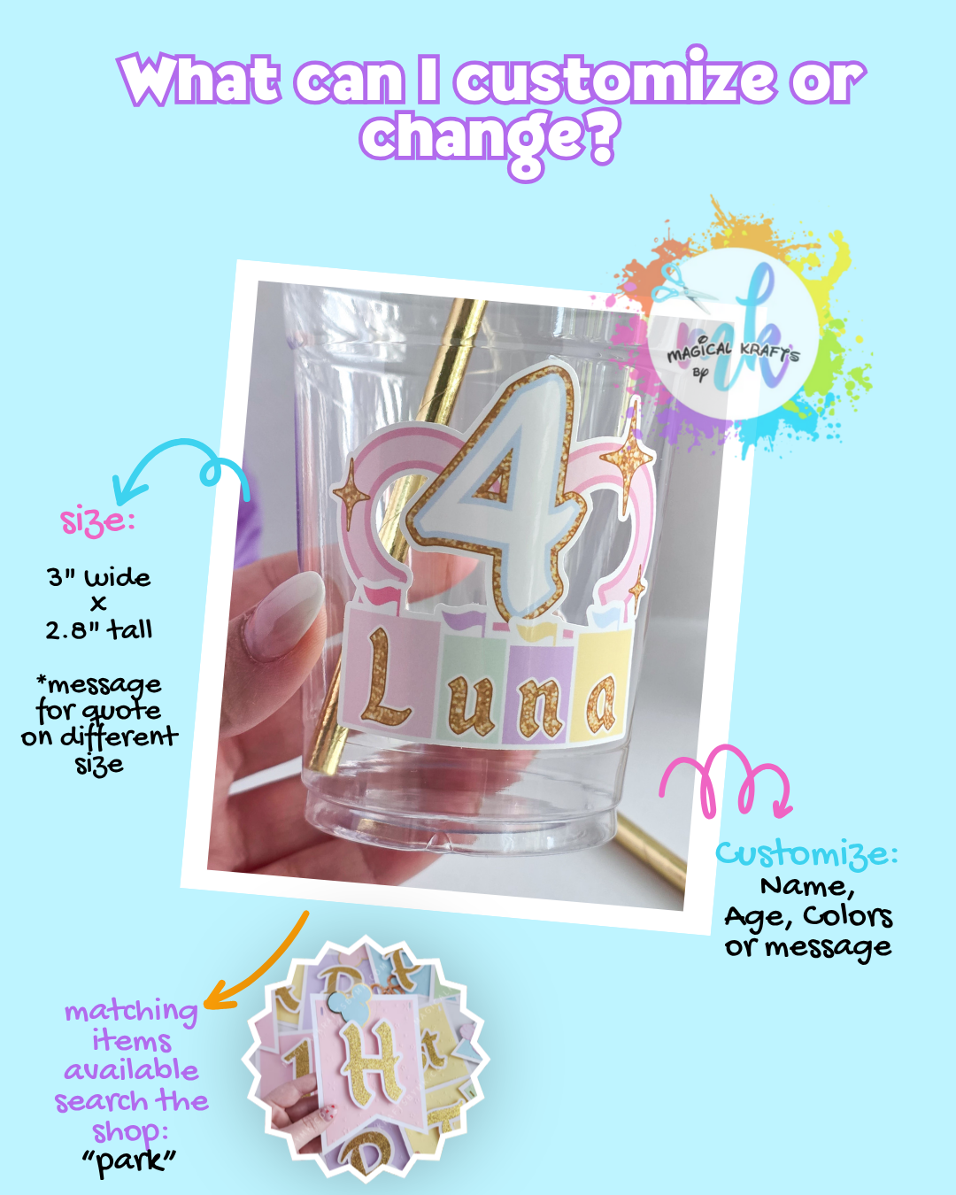 Stickers Only: Pink Pastel Park Sticker Sheets