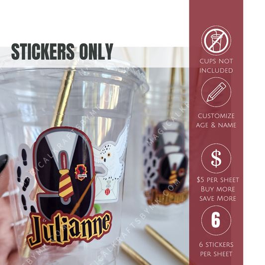 Stickers Only: Wizarding World Sticker Sheets (Physical)