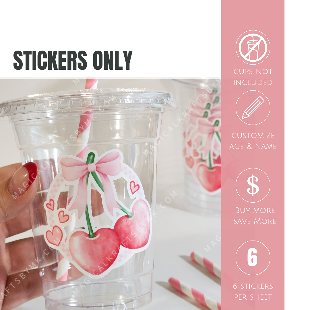 Stickers Only: Cherry Coquette Sticker Sheets (Physical) (Copy)