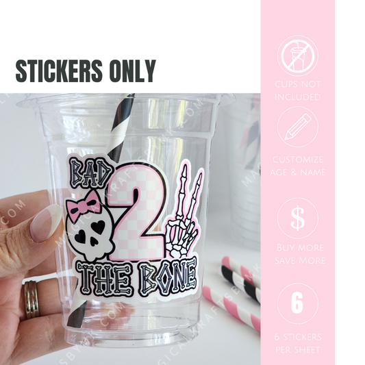 Stickers Only: Bad Two the Bone Sticker Sheets