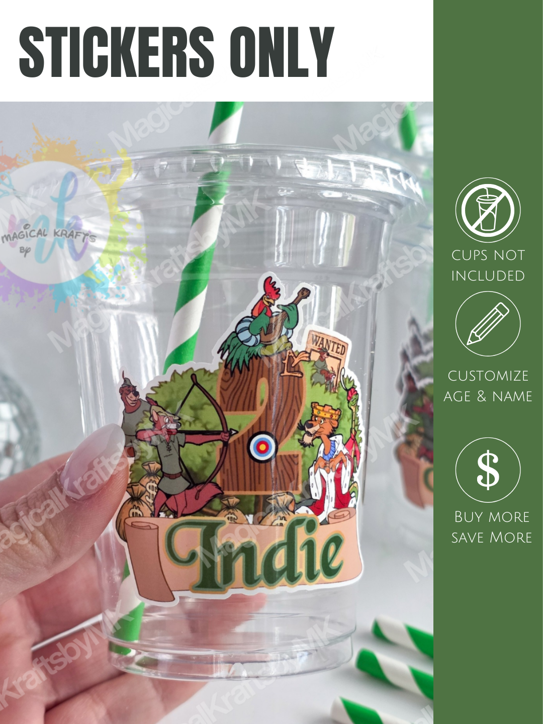 Stickers Only: Sherwood Forest Sticker Sheets (Physical)