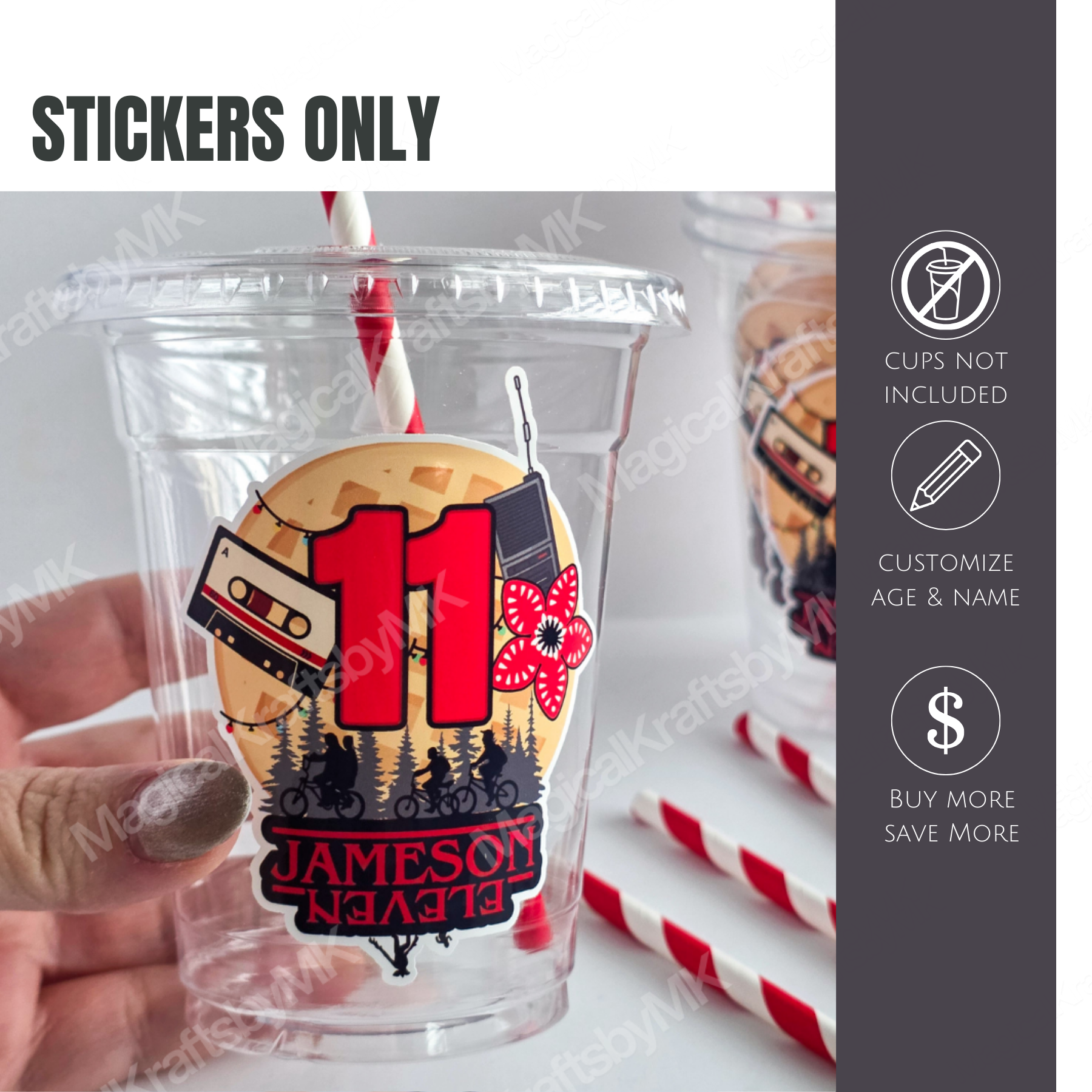 Stickers Only: Upside Down Sticker Sheets