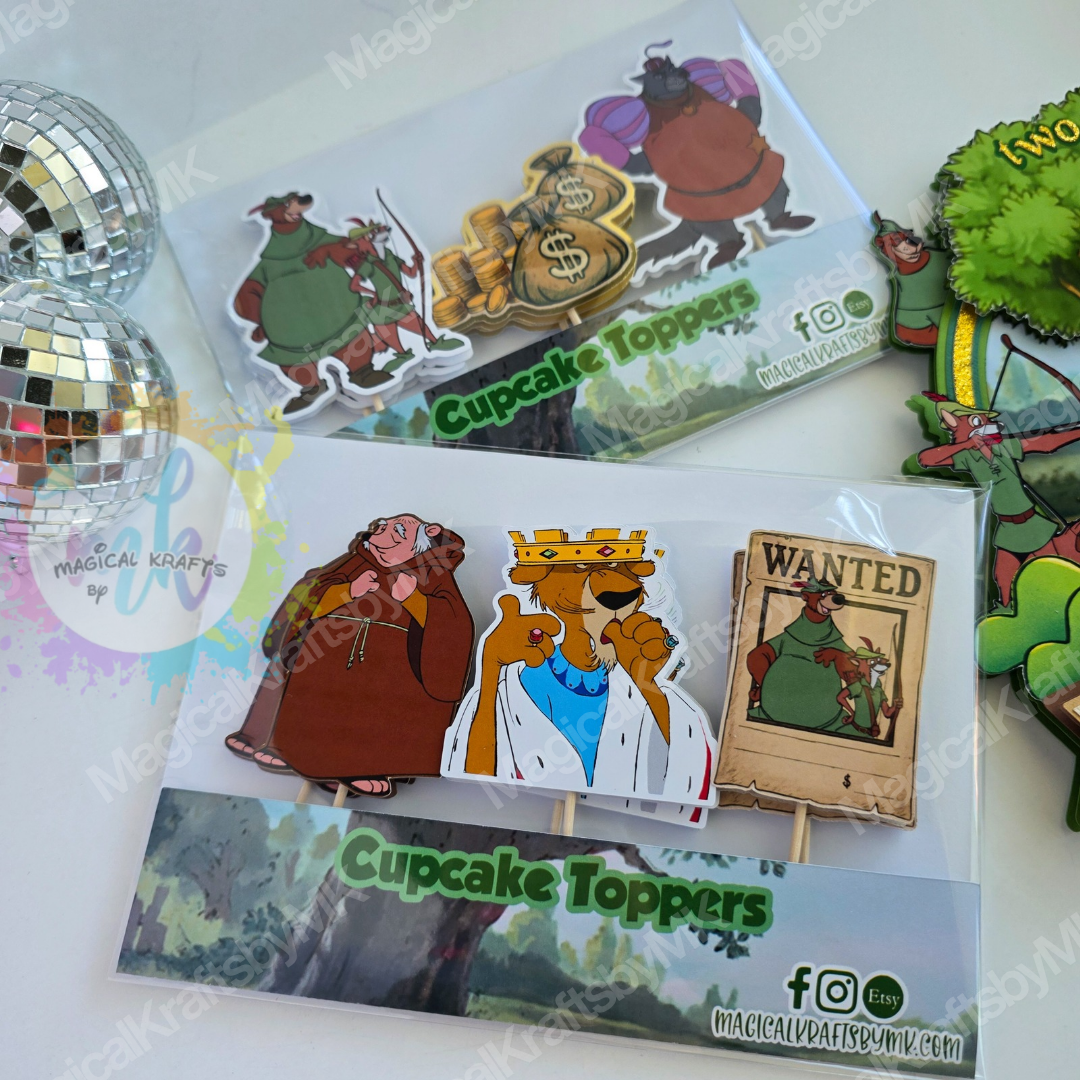 Sherwood Forest Cupcake Toppers