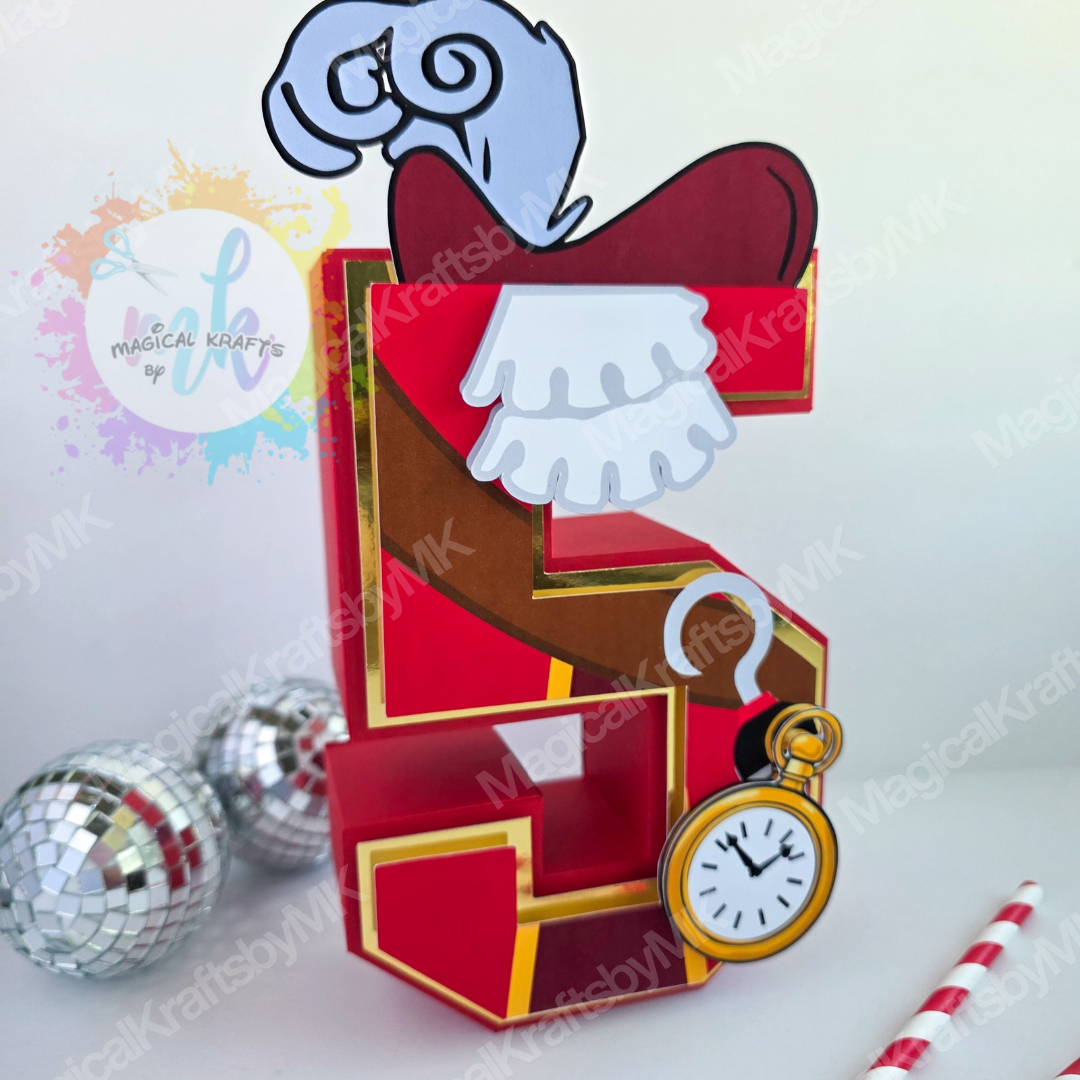 Captain Hook 3D Letters & Numbers